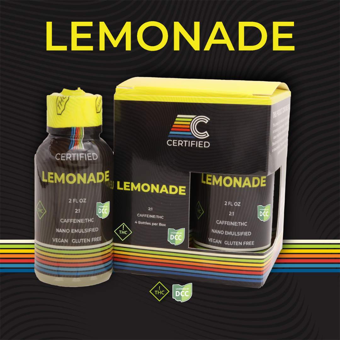 Lemonade + Caffeine 2:1 - 100mg Drinks - 4pk