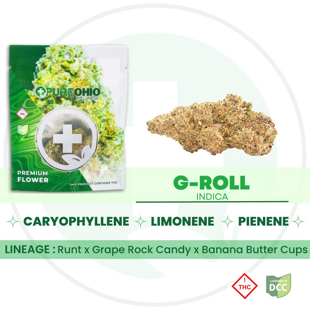 G Roll - 2.83g Whole Buds - Indica