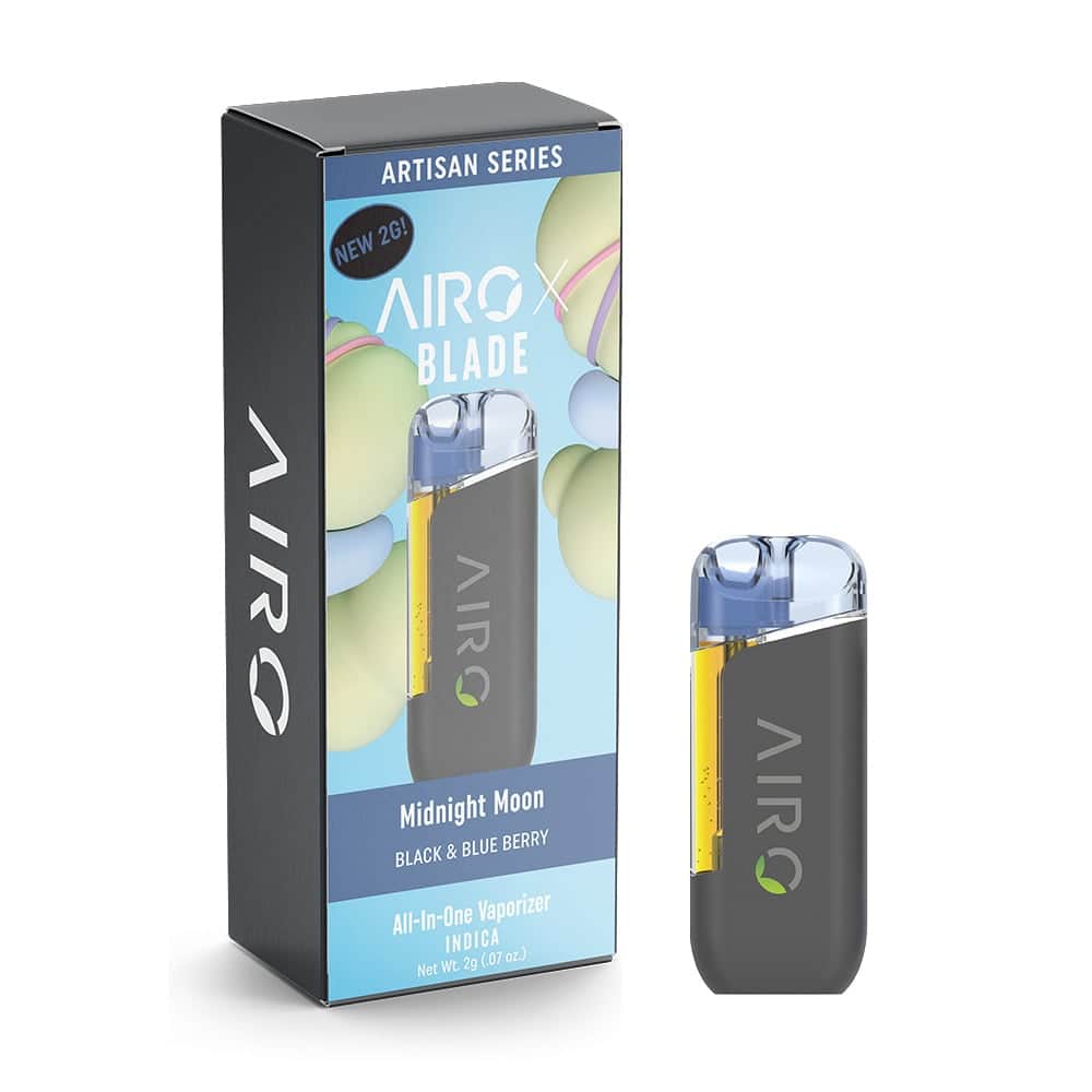 Midnight Moon - 2g Distillate Airo Pod - Indica