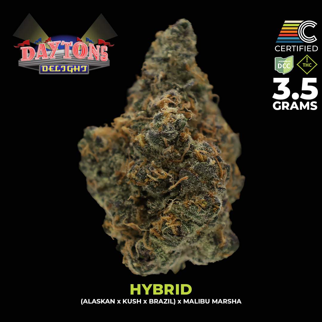 Daytons Delight - 3.5g Whole Buds - Hybrid