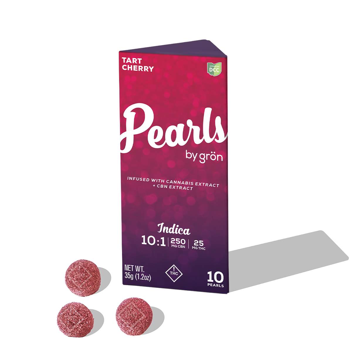 tart cherry pearls 10:1 CBN / THC