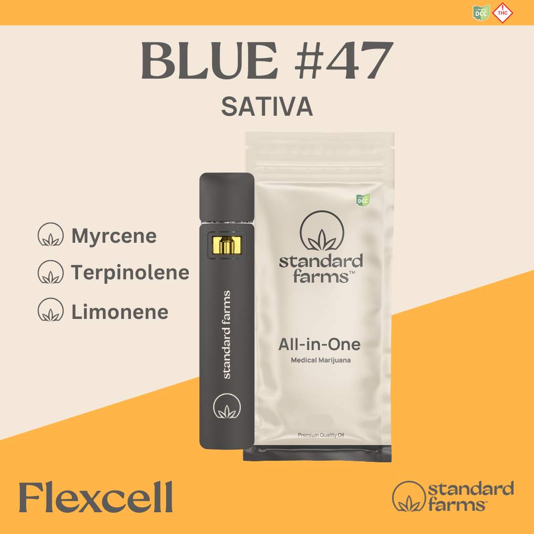 Blue #47 - 1g Distillate Disposable - Hybrid
