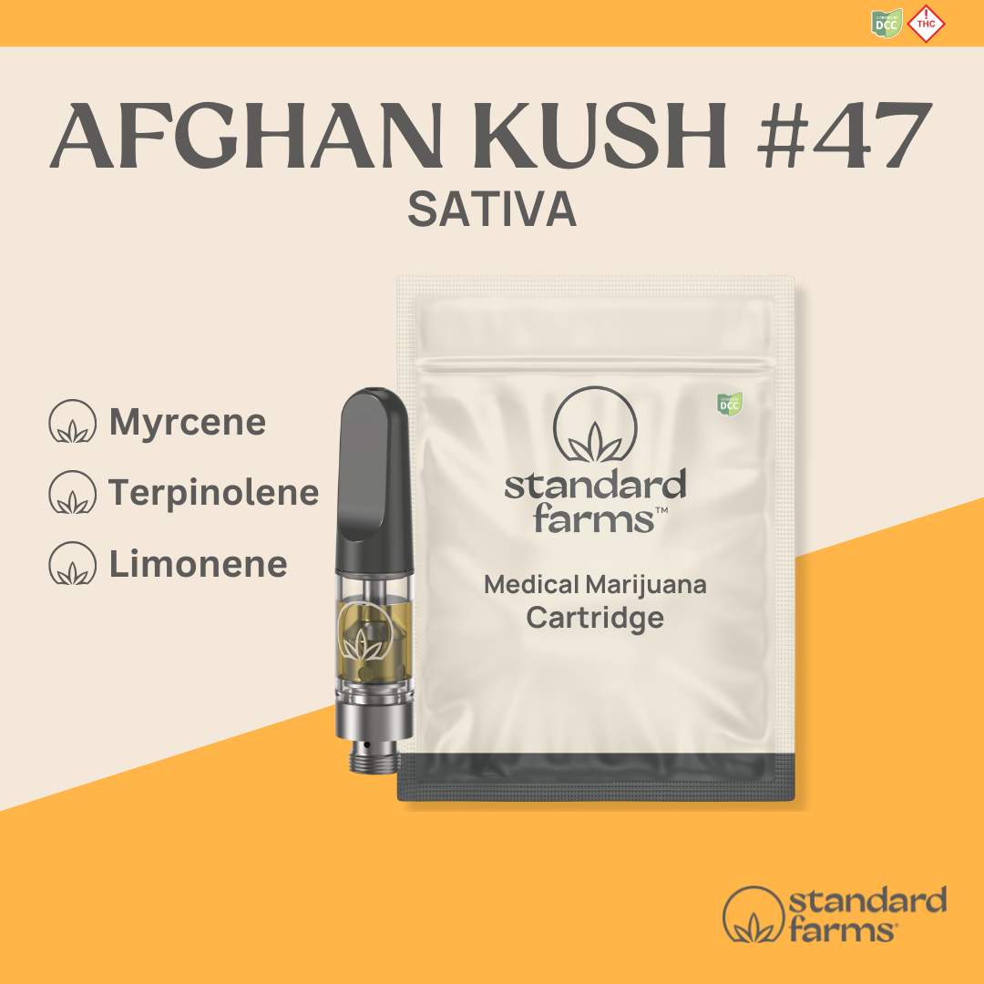 Afghan Kush #47 - 1g Distillate Cart - Sativa