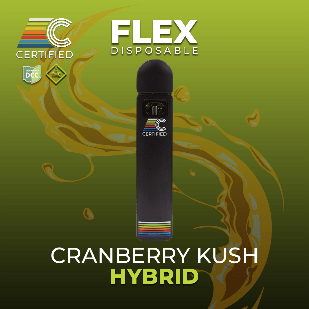 Cranberry Kush - 1g Distillate Disposable - Hybrid
