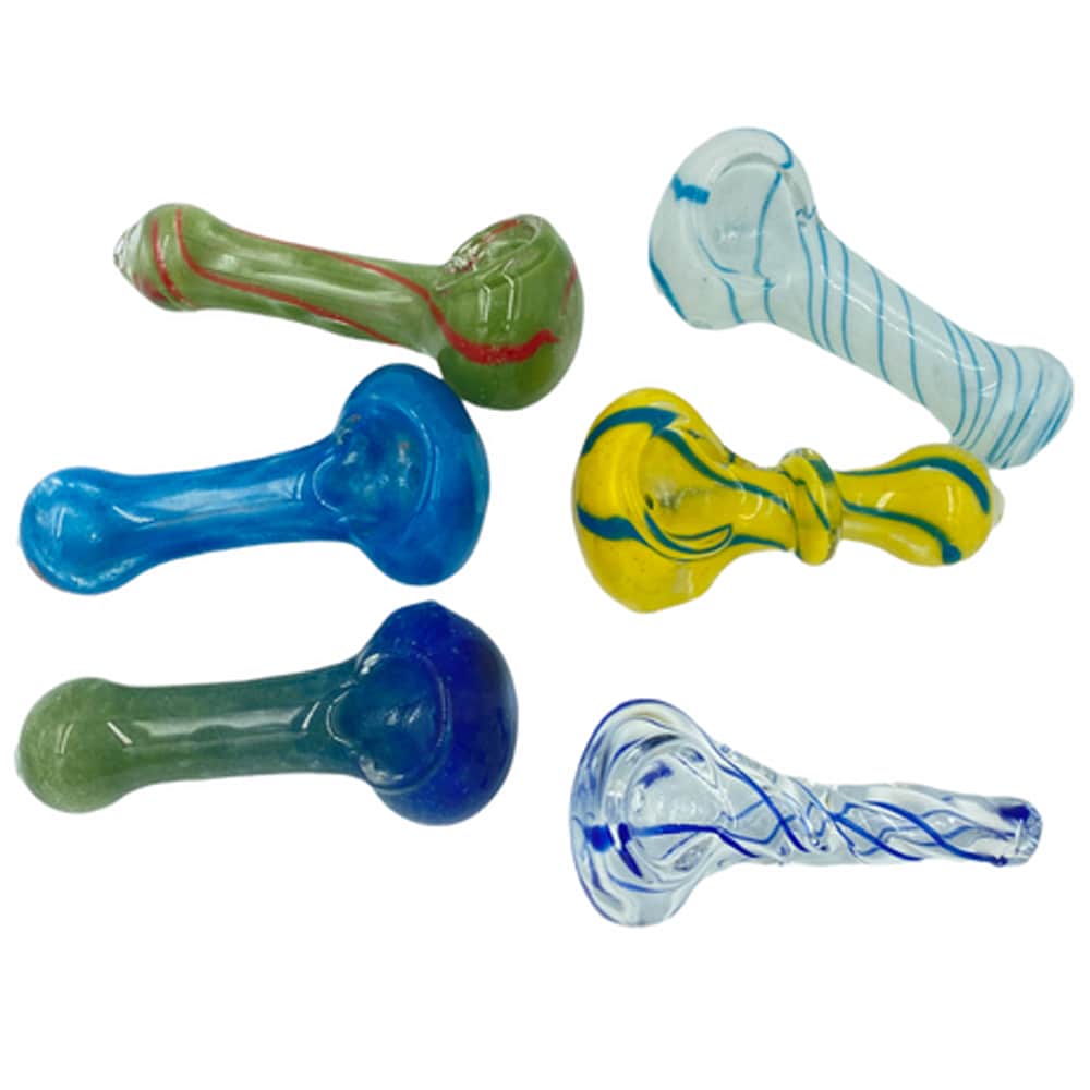 2.5" glass hand pipes