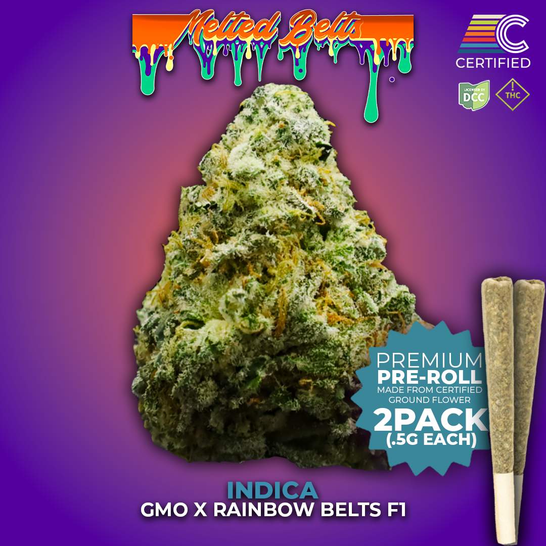 Melted Belts - 1g Packs - Indica - 2pk