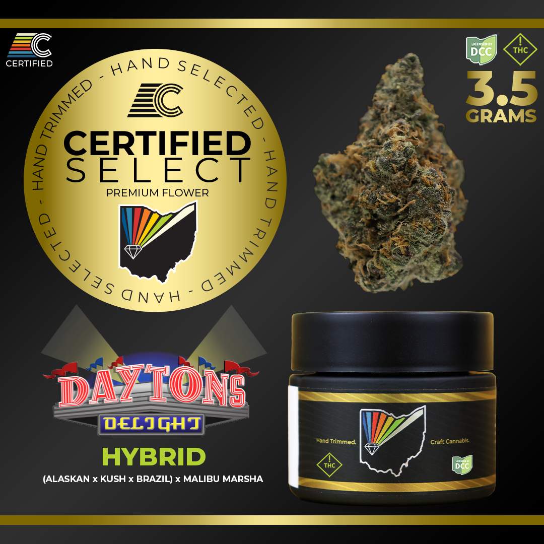 Daytons Delight - 3.5g Whole Buds - Hybrid