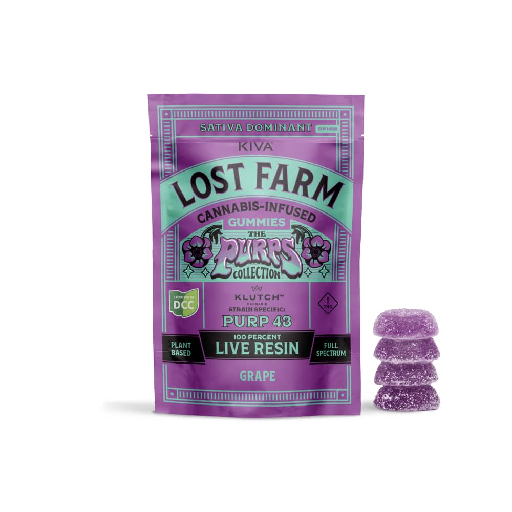 Purp 43 X Grape - 100mg Candies - Sativa - 10pk