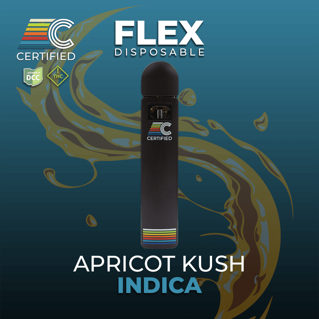 Apricot Kush - 1g Distillate Disposable - Hybrid