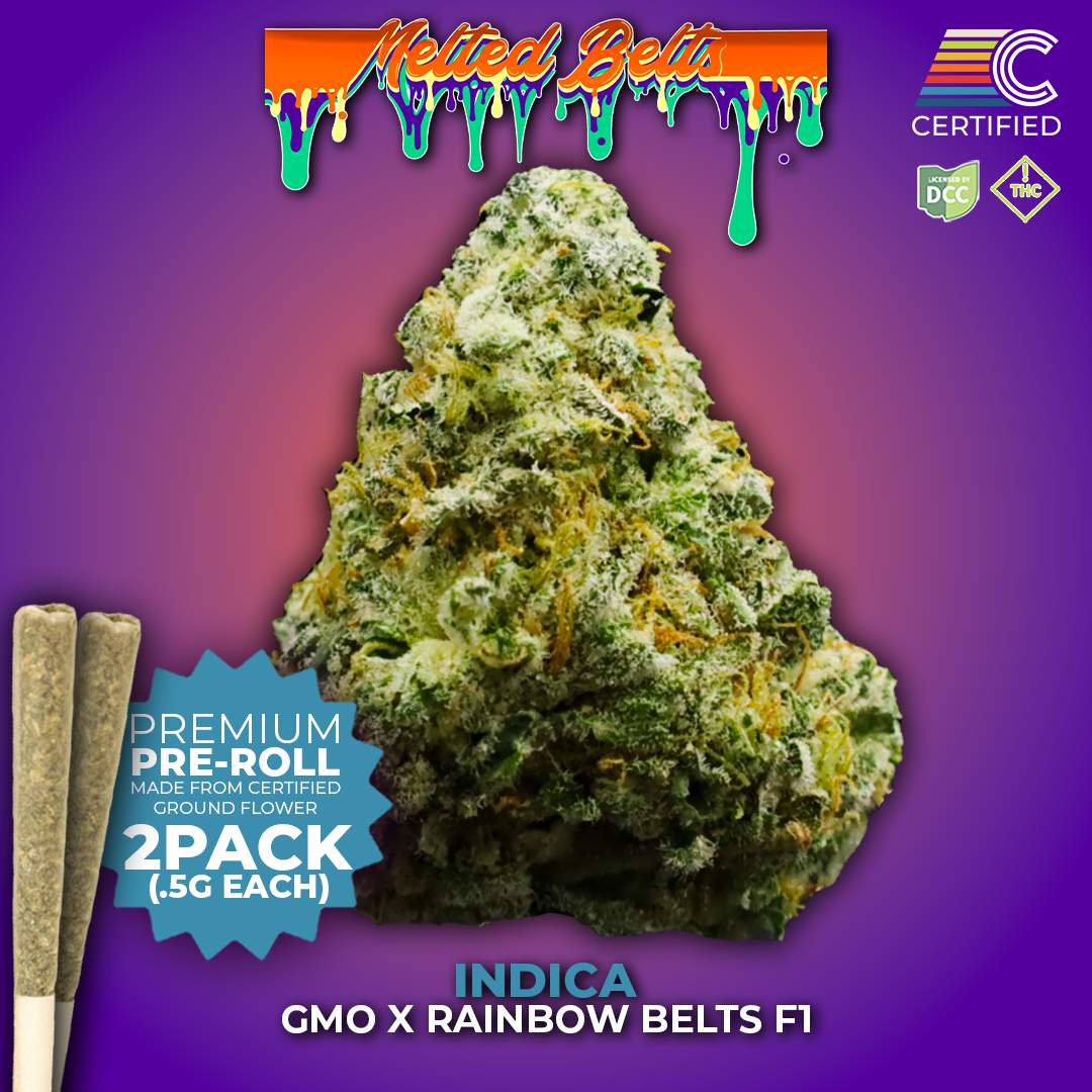 Melted Belts - 1g Packs - Indica - 2pk