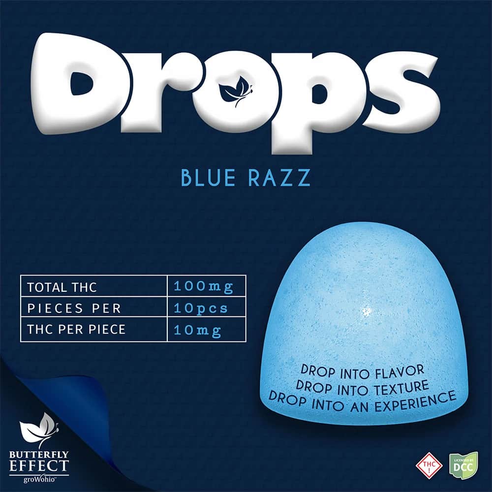 Blue Razz - 100mg Candies - 10pk