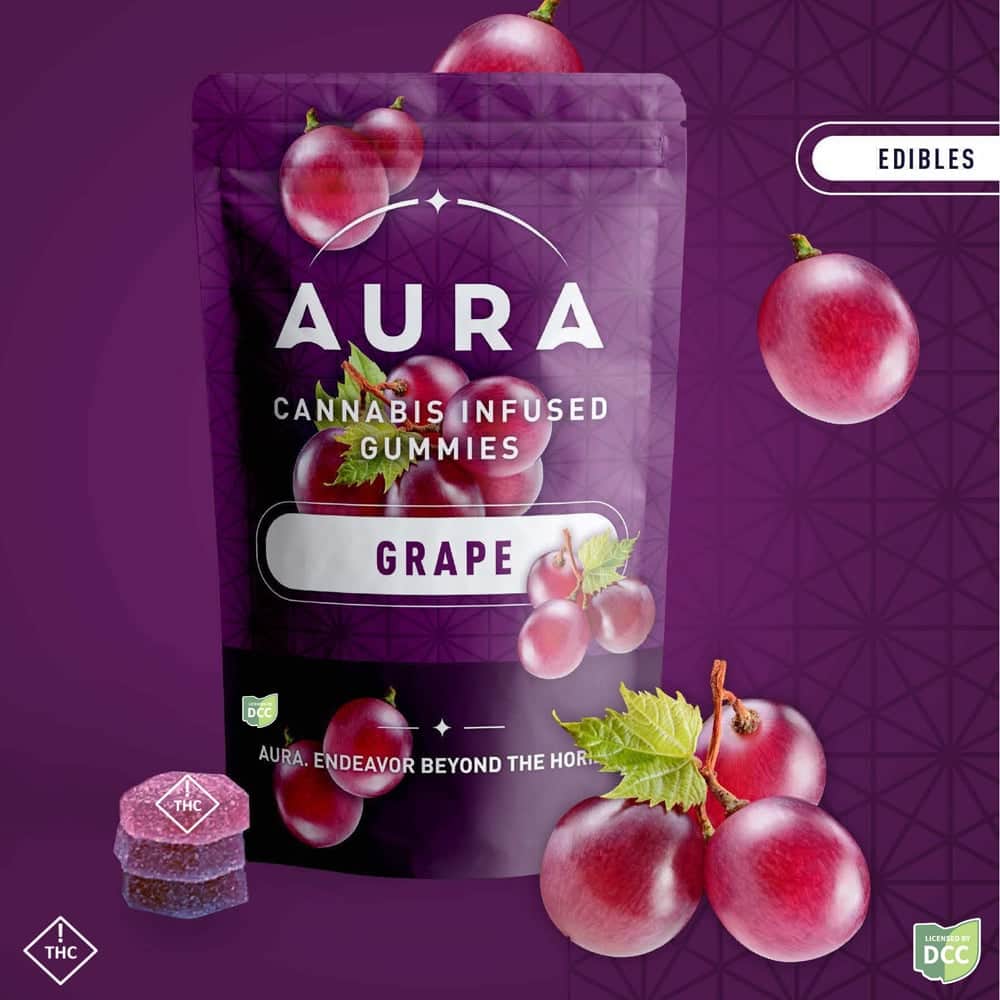 Grape Crunch + CBG - 100mg Candies - 9pk