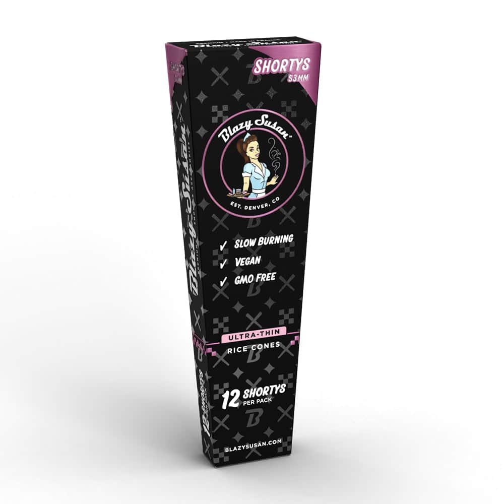 Ultra Thin Rice Papers Prerolled Shortys 53mm - Papers - 12pk