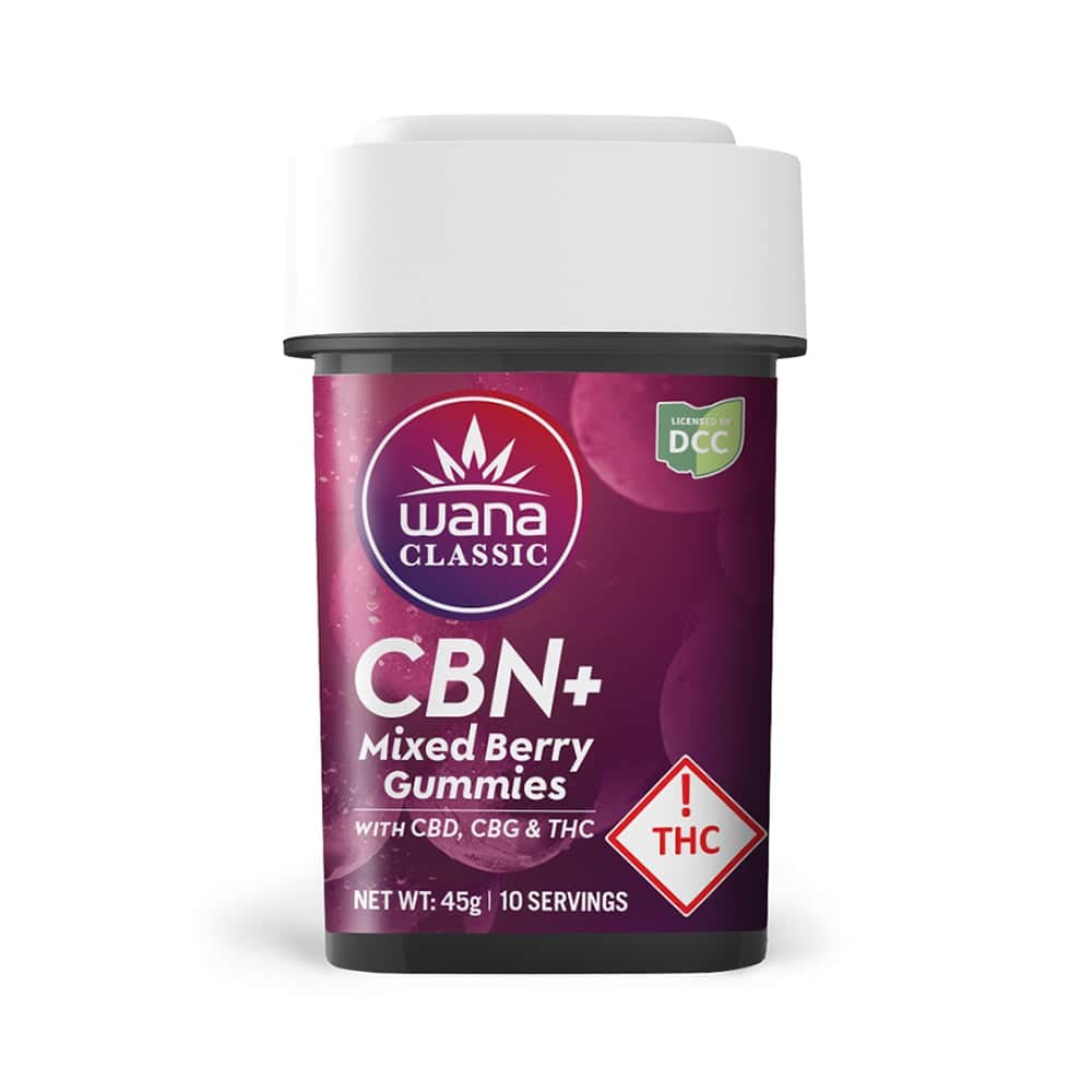 Mixed Berry + CBN - 100mg Candies - Indica - 10pk