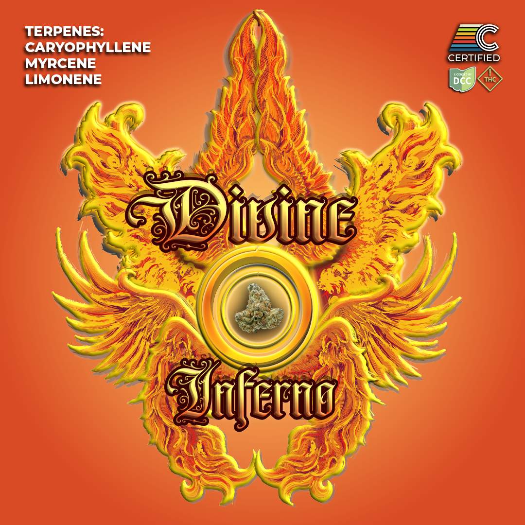 Divine Inferno - 3.5g Whole Buds - Indica
