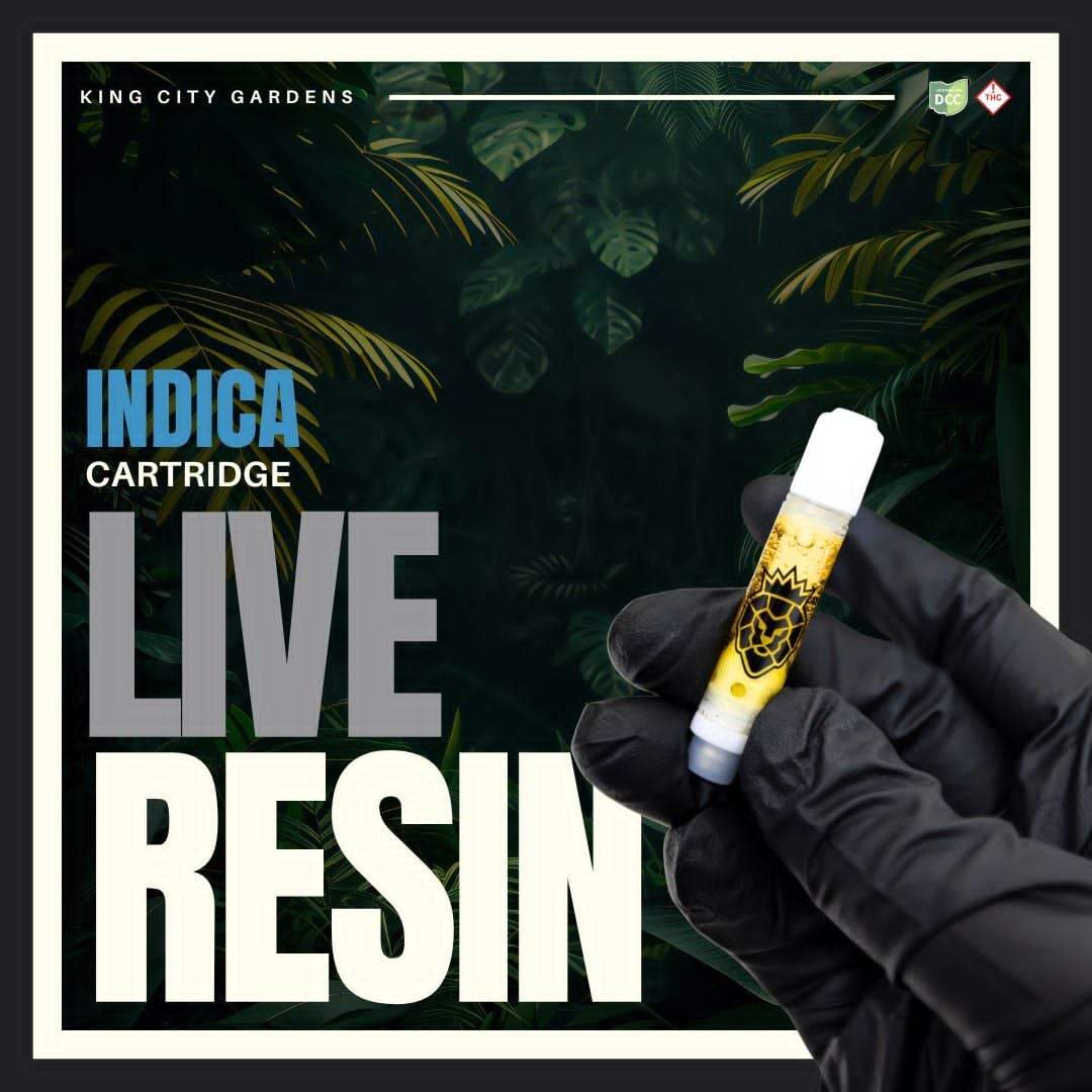 Garlic Juice - 1g Live Resin Cart - Indica