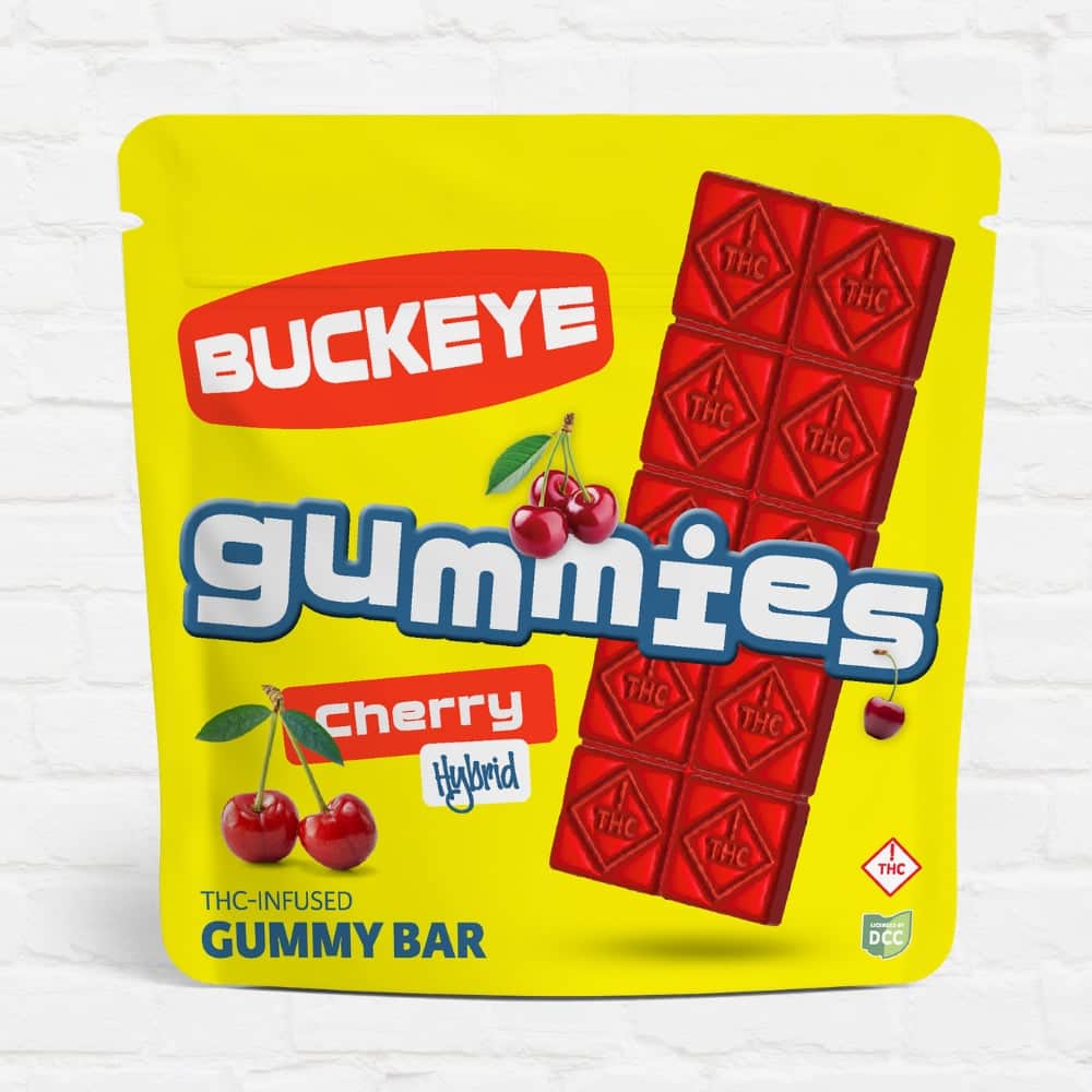 Cherry Gummy Bar - 105mg Candies - 10pk
