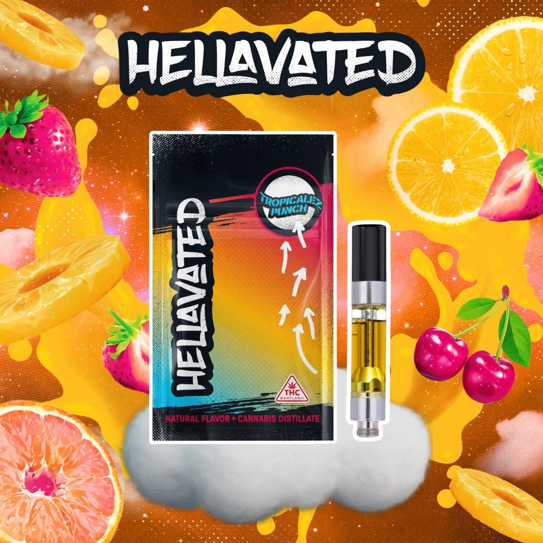 Tropicalez Punch - 1g Distillate Cart - Hybrid