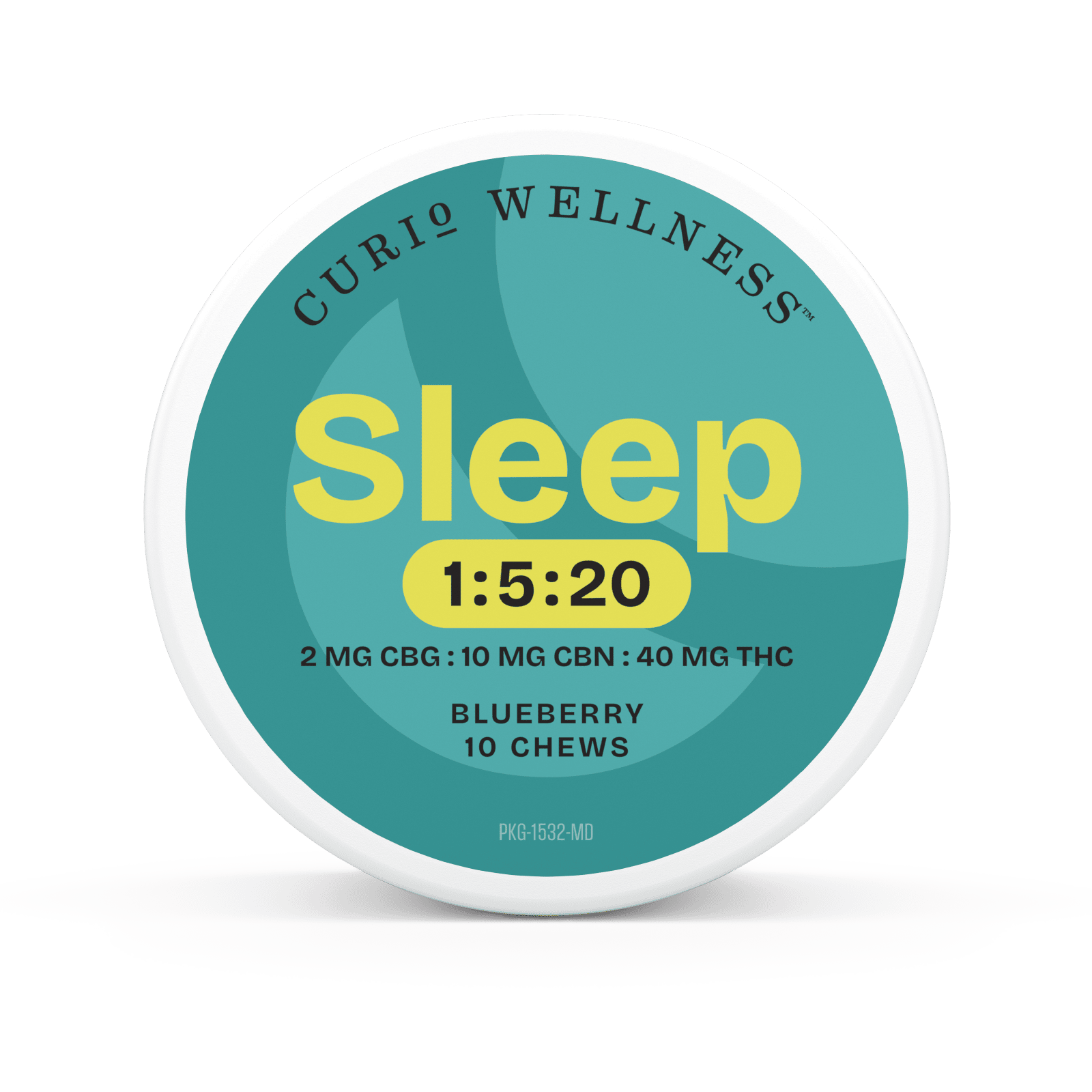 Blueberry 1:5:20 - 400mg Candies - CBD - 10pk