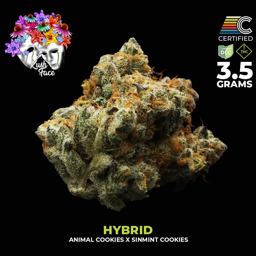 Kush Face - 3.5g Whole Buds - Hybrid