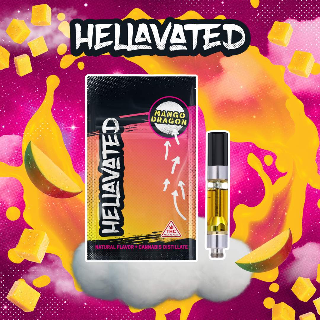 Mango Dragon - 1g Distillate Cart - Hybrid