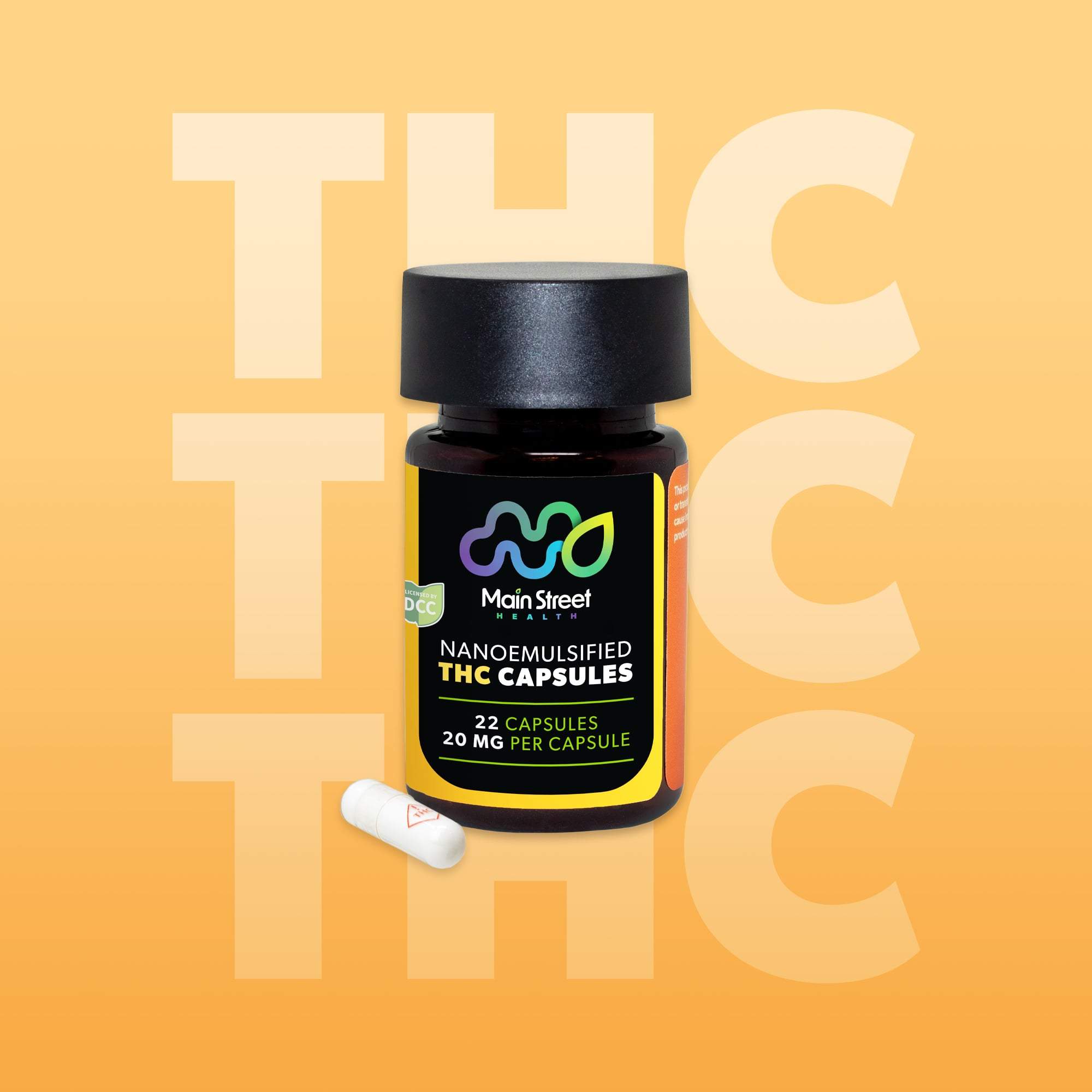THC - 440mg Capsules - 22pk