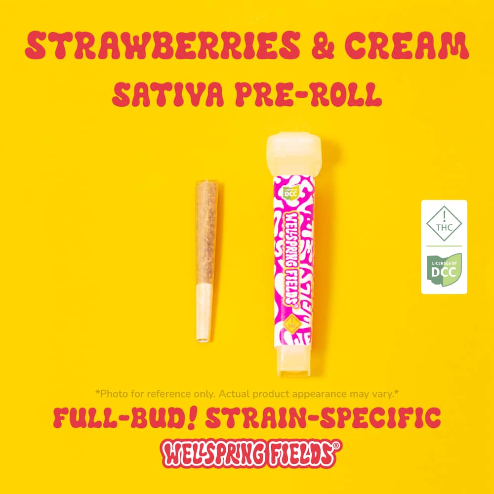 Strawberries & Cream - 0.35g Single - Sativa