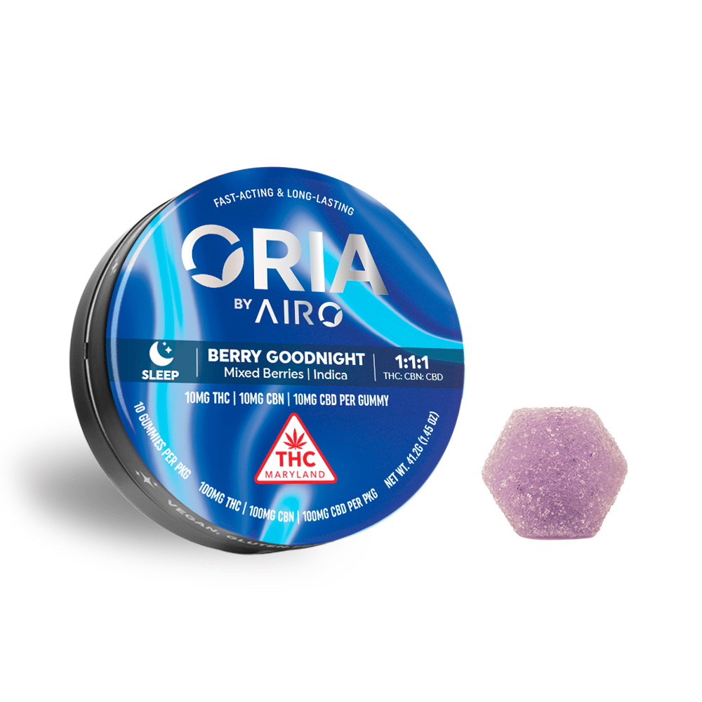 Berry Good Night 1:1:1 - 100mg Candies - CBD - 10pk