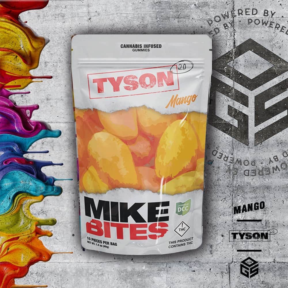 Mike Bites Mango - 110mg Candies - 10pk