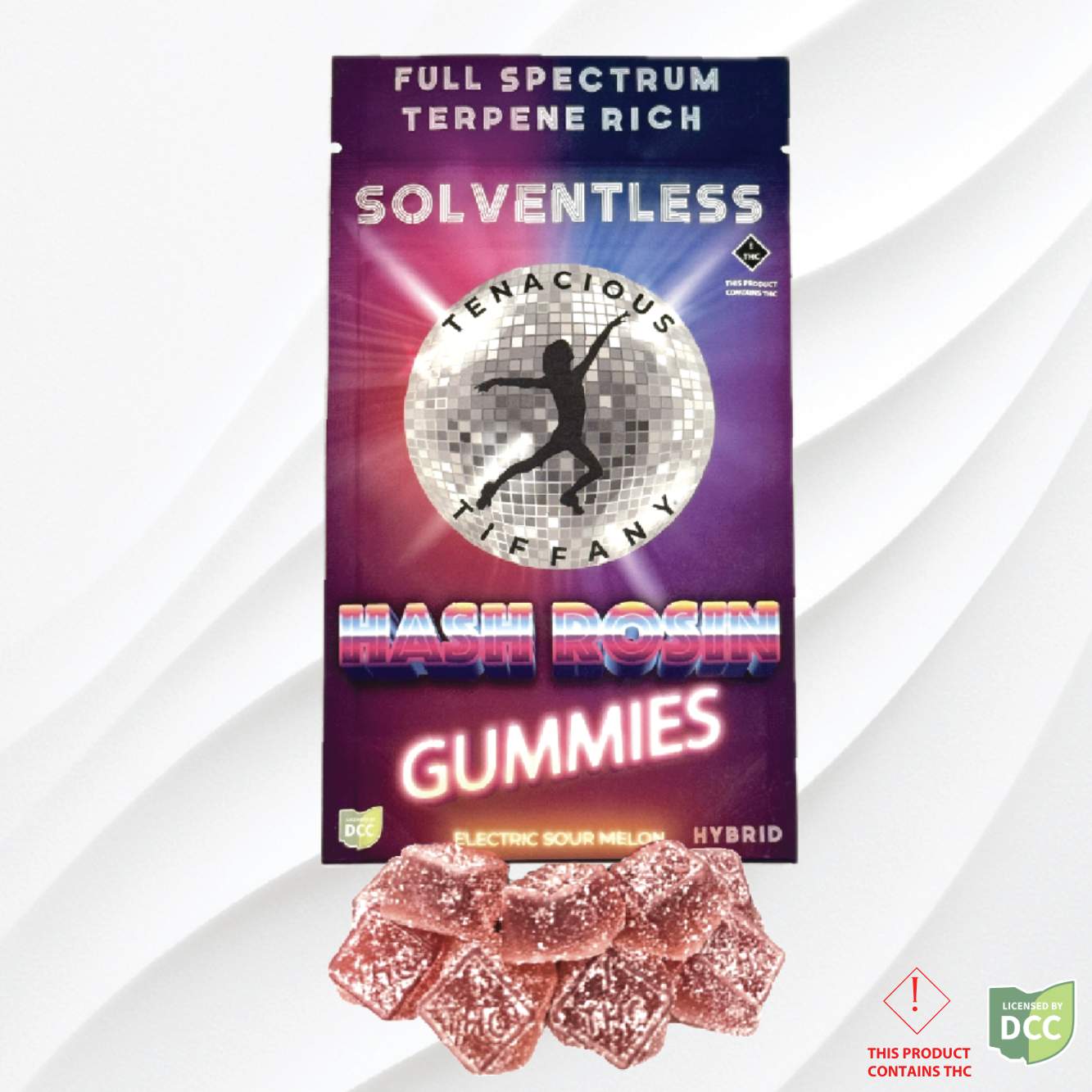 Electric Sour Melon - 100mg Candies - Hybrid - 10pk