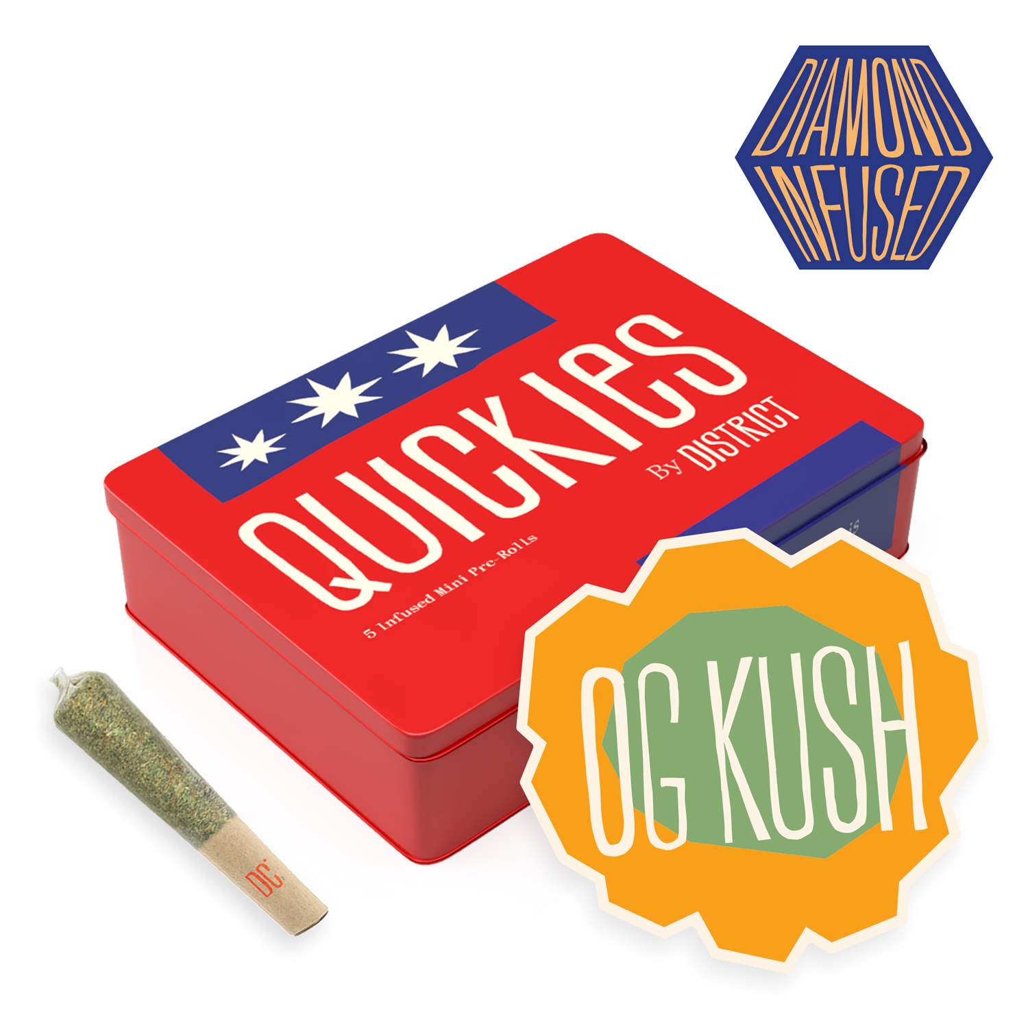 Og Kush - 2.25g Infused - Hybrid - 5pk