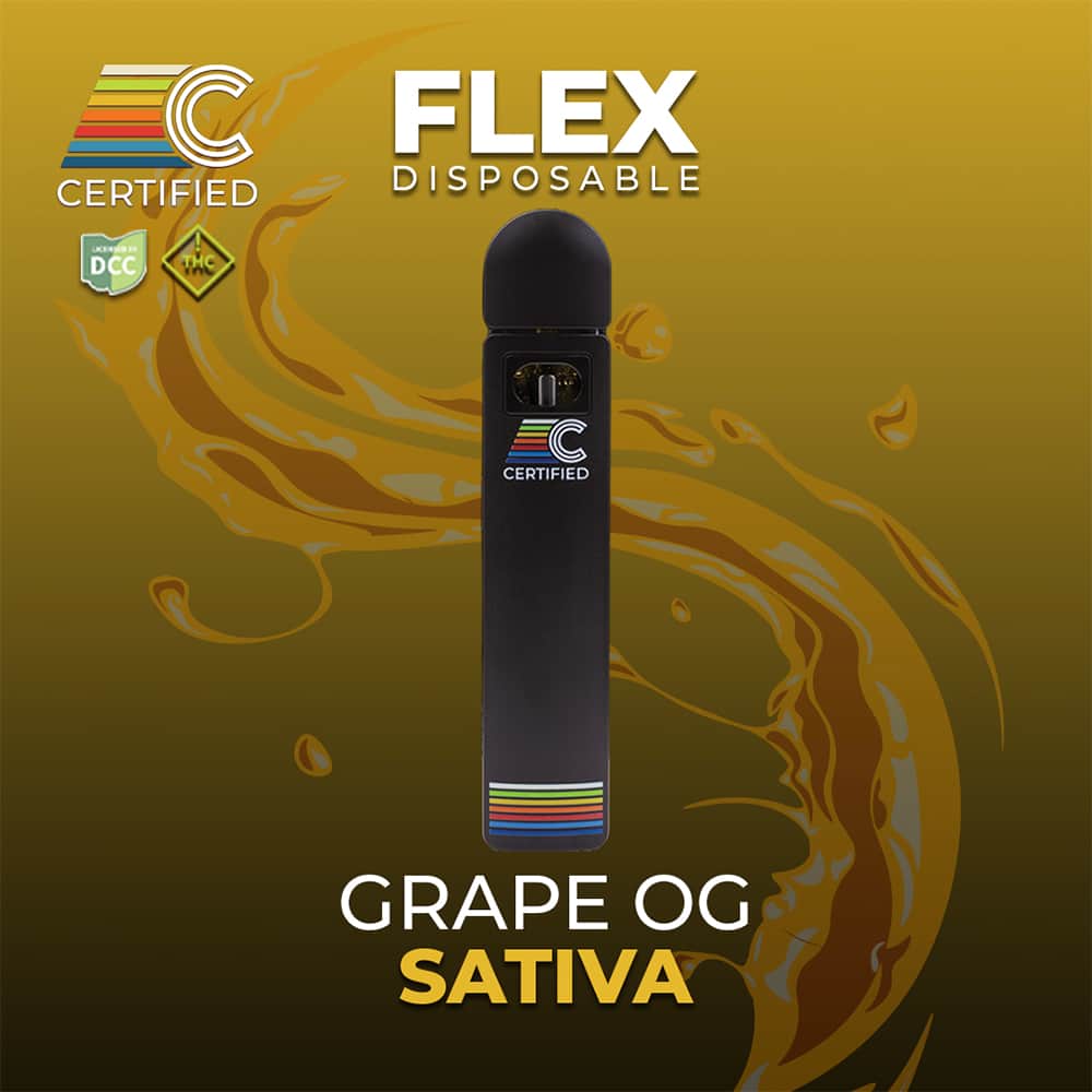 Grape Og - 1g Distillate Disposable - Indica