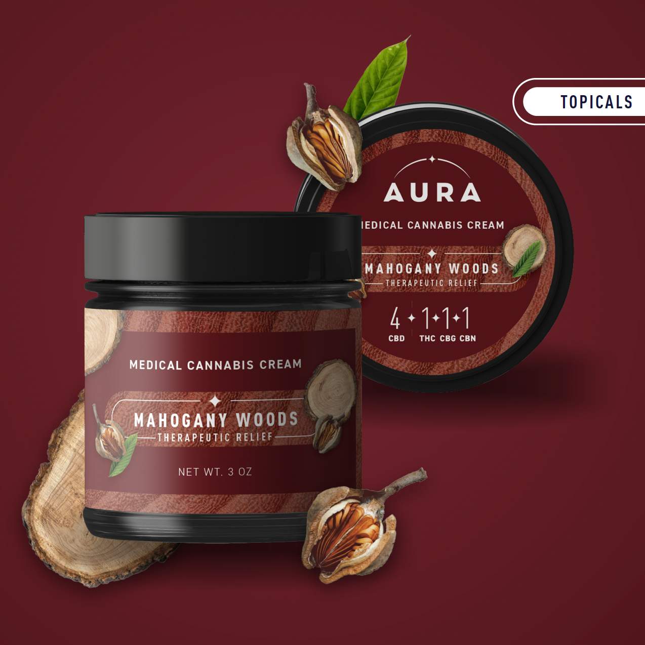 mahogany woods 4:1 CBD:THC:CBG:CBN