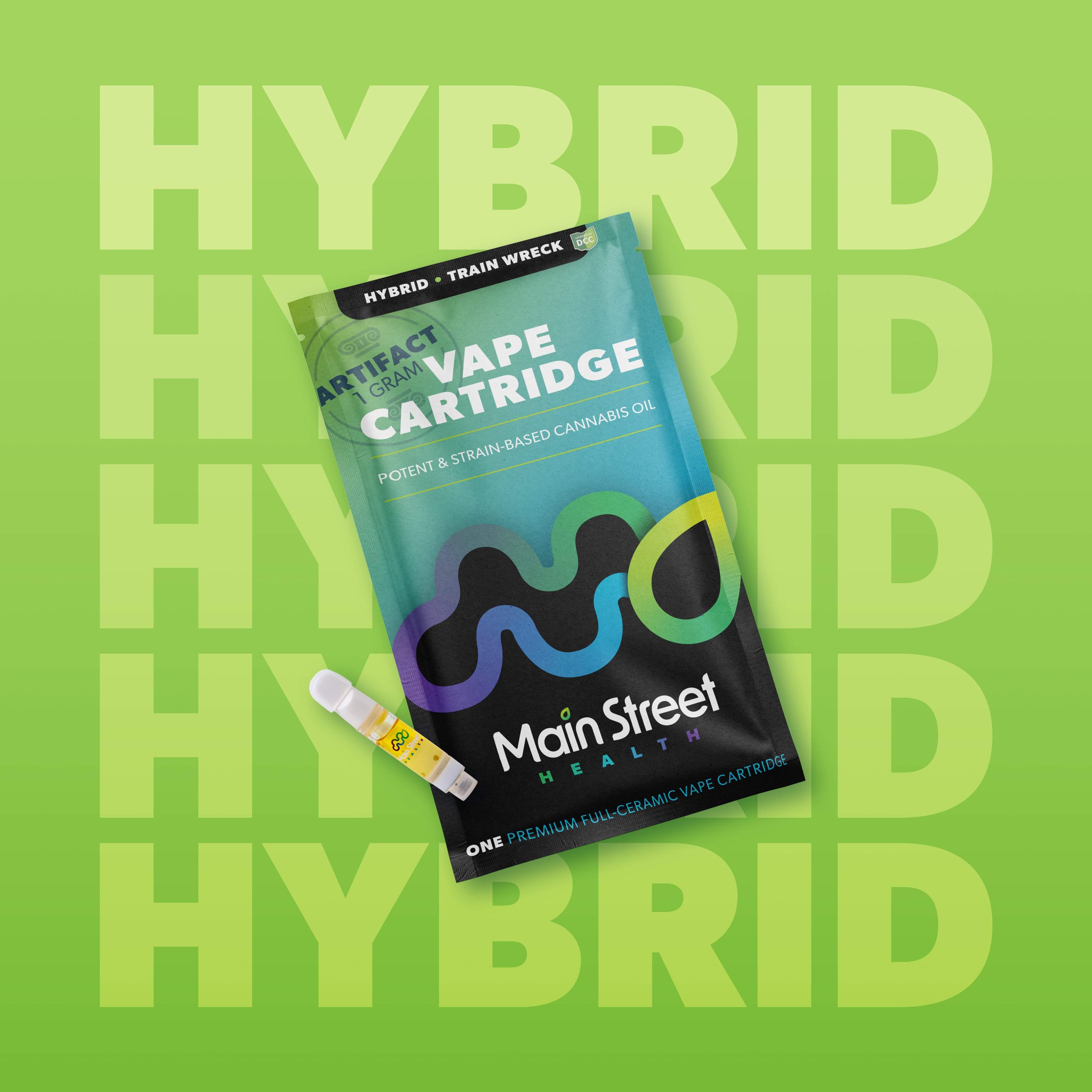 Trainwreck - 1g Distillate Cart - Hybrid