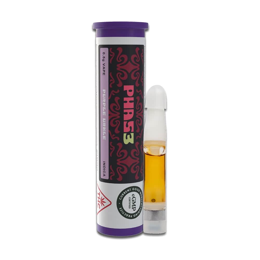 Purple Urkle - 0.5g Live Resin Cart - Indica