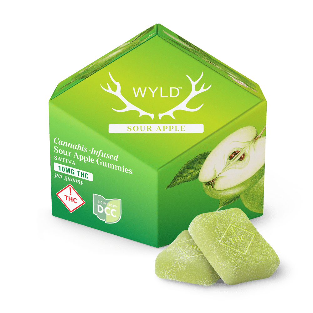 Sour Apple - 100mg Candies - 10pk
