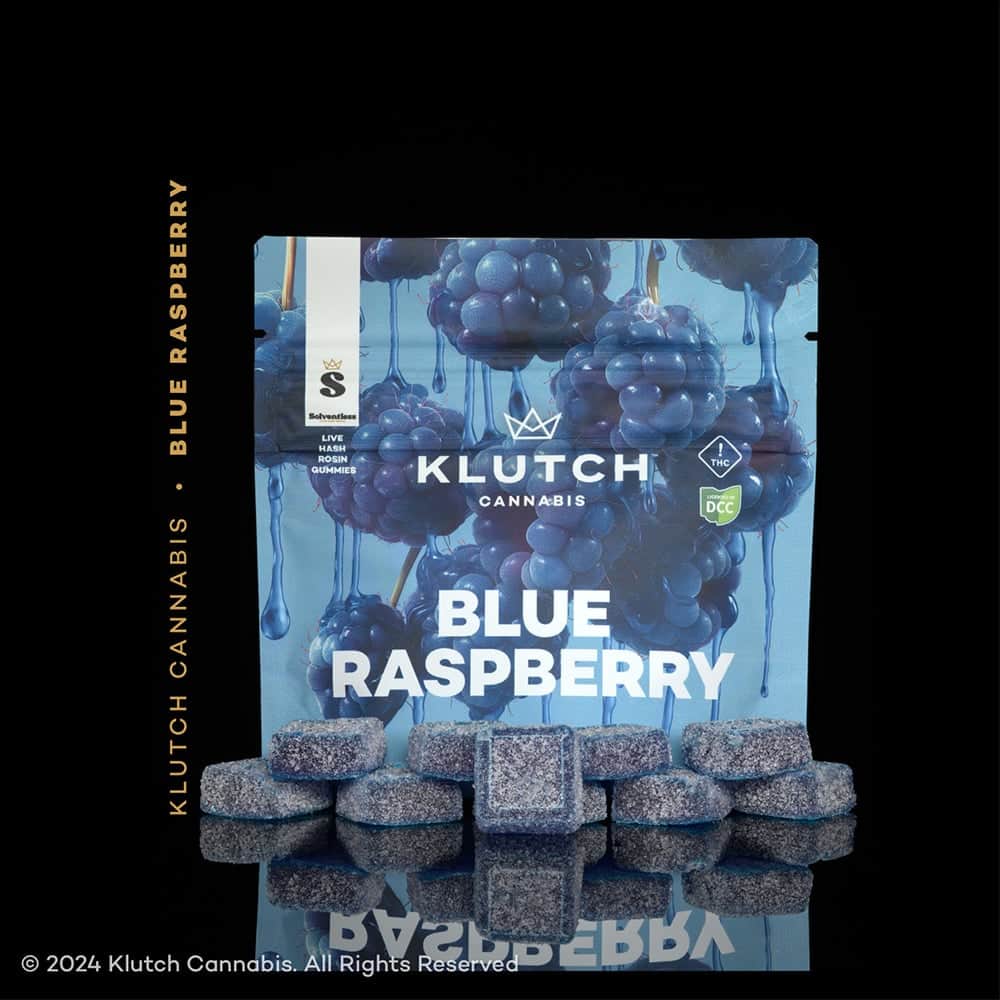 Blue Raspberry - 100mg Candies - Hybrid - 10pk