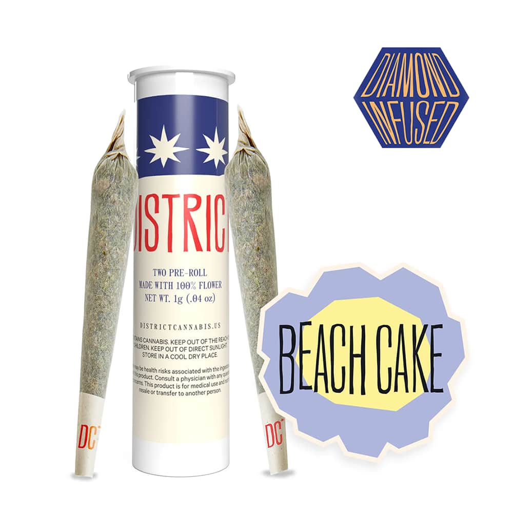 Beach Cake - 0.9g Infused - Sativa - 2pk