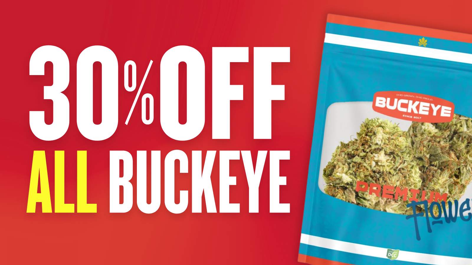 30% OFF BUCKEYE RELIEF