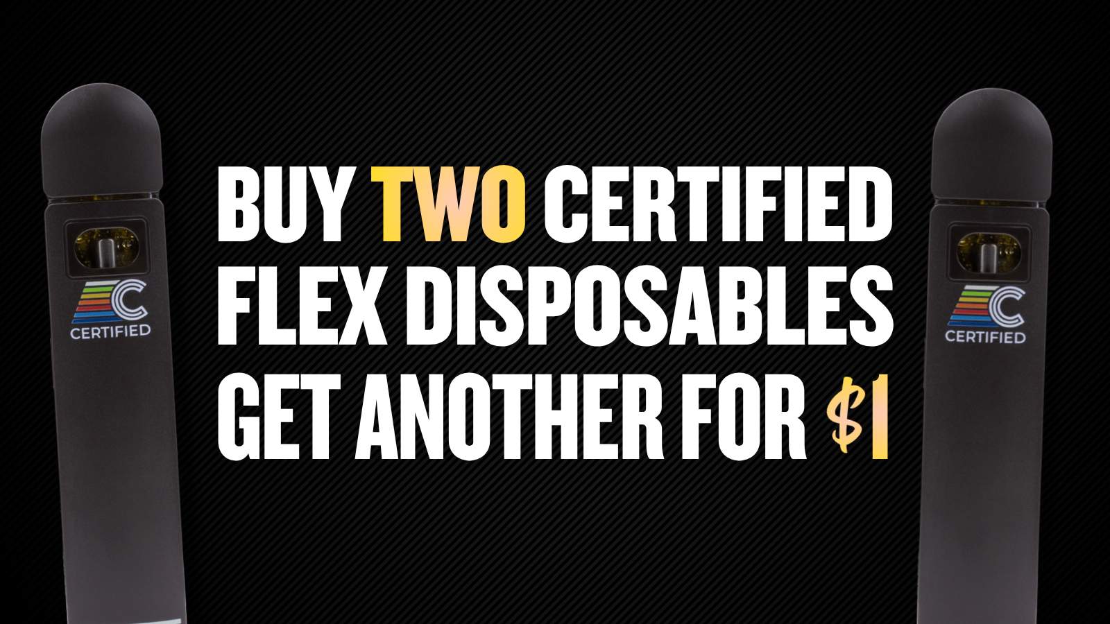 BUY 2 GET 1 FLEX DISPOSABLE FOR $1
