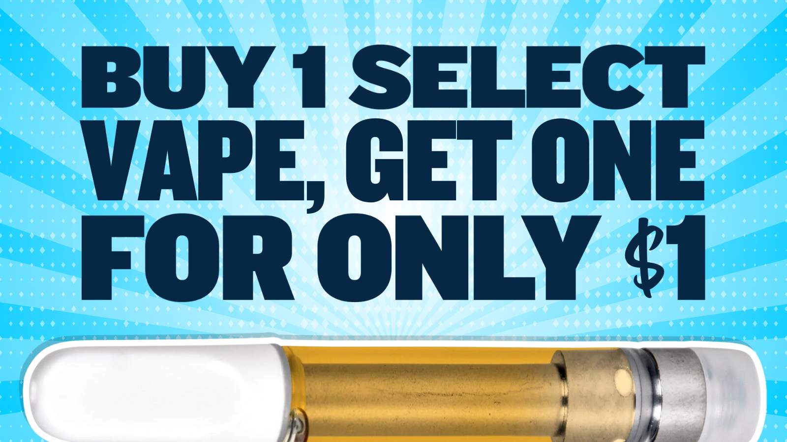 BUY 1 GET 1 SELECT VAPES $1