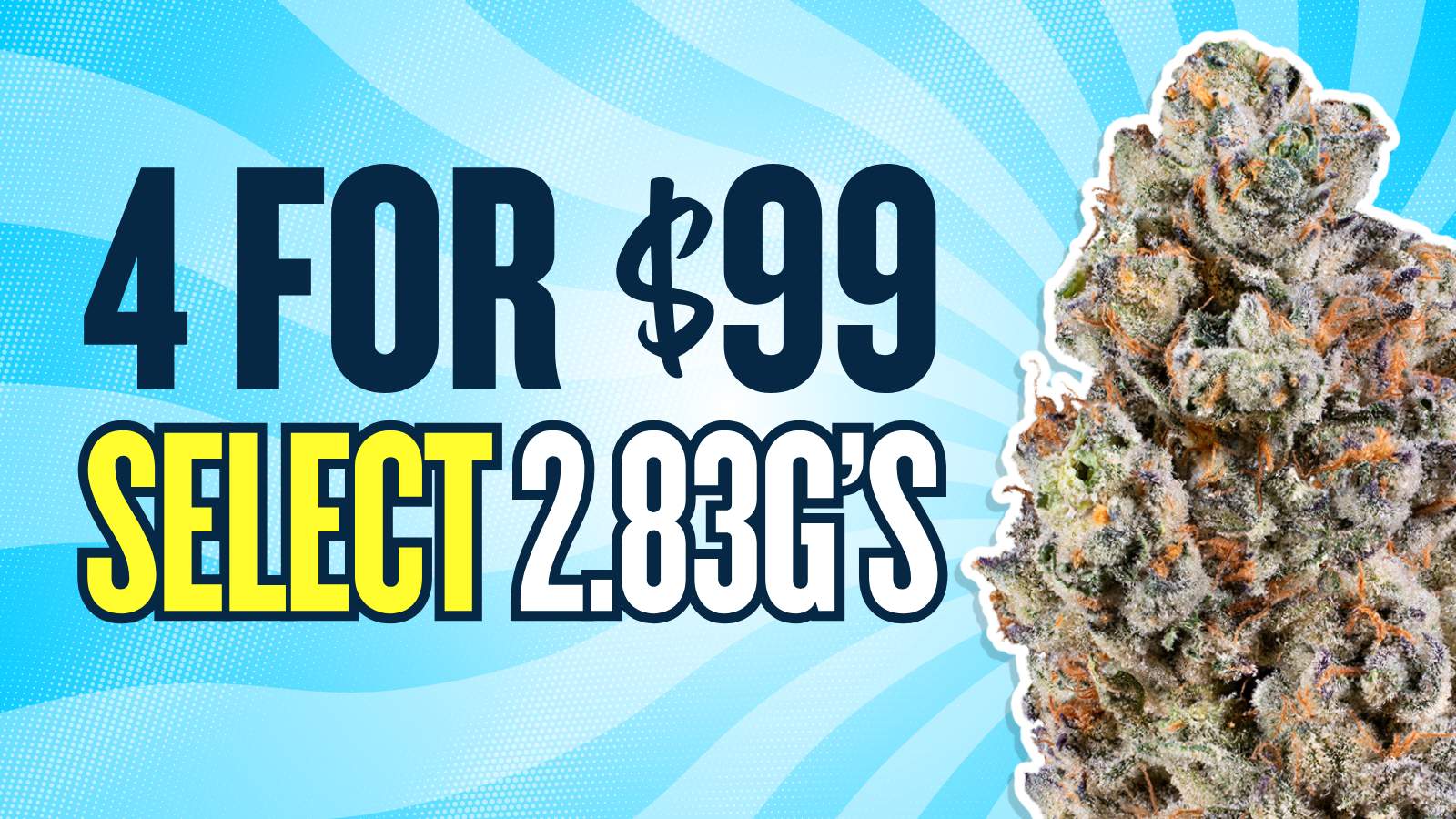4 FOR $99 SELECT 2.83G