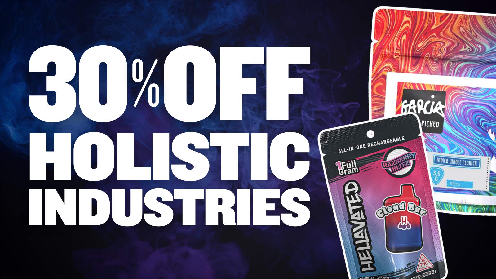 30% OFF HOLISTIC BRANDS