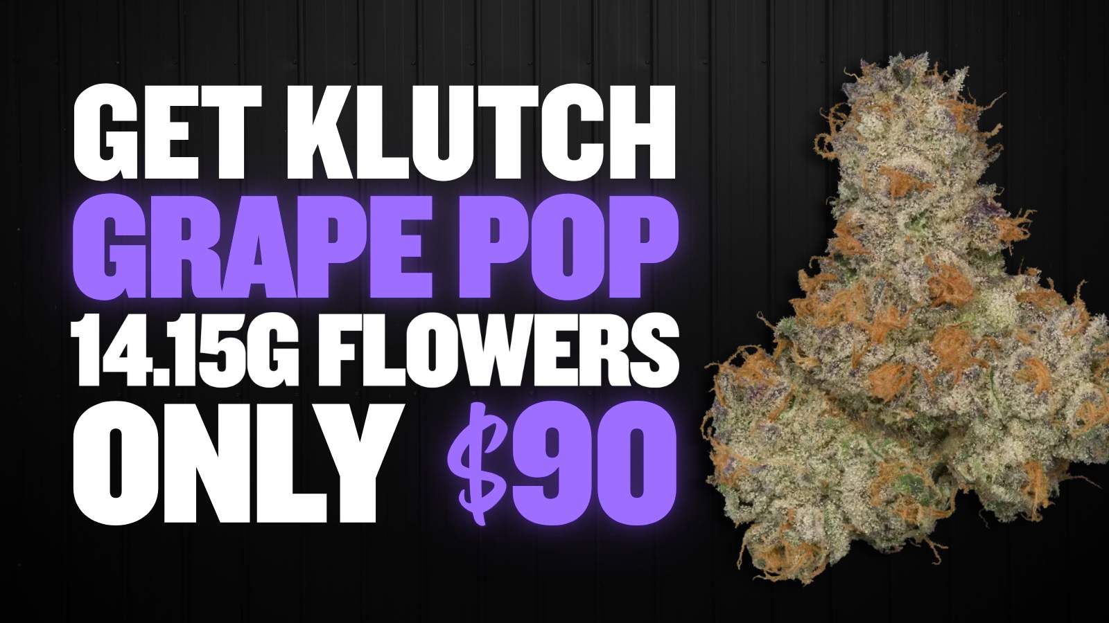 $90 KLUTCH GRAPE POP 14.15G