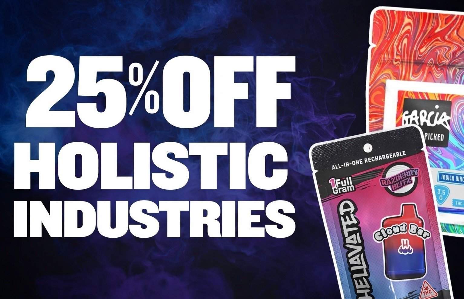 25% OFF HOLISTIC BRANDS