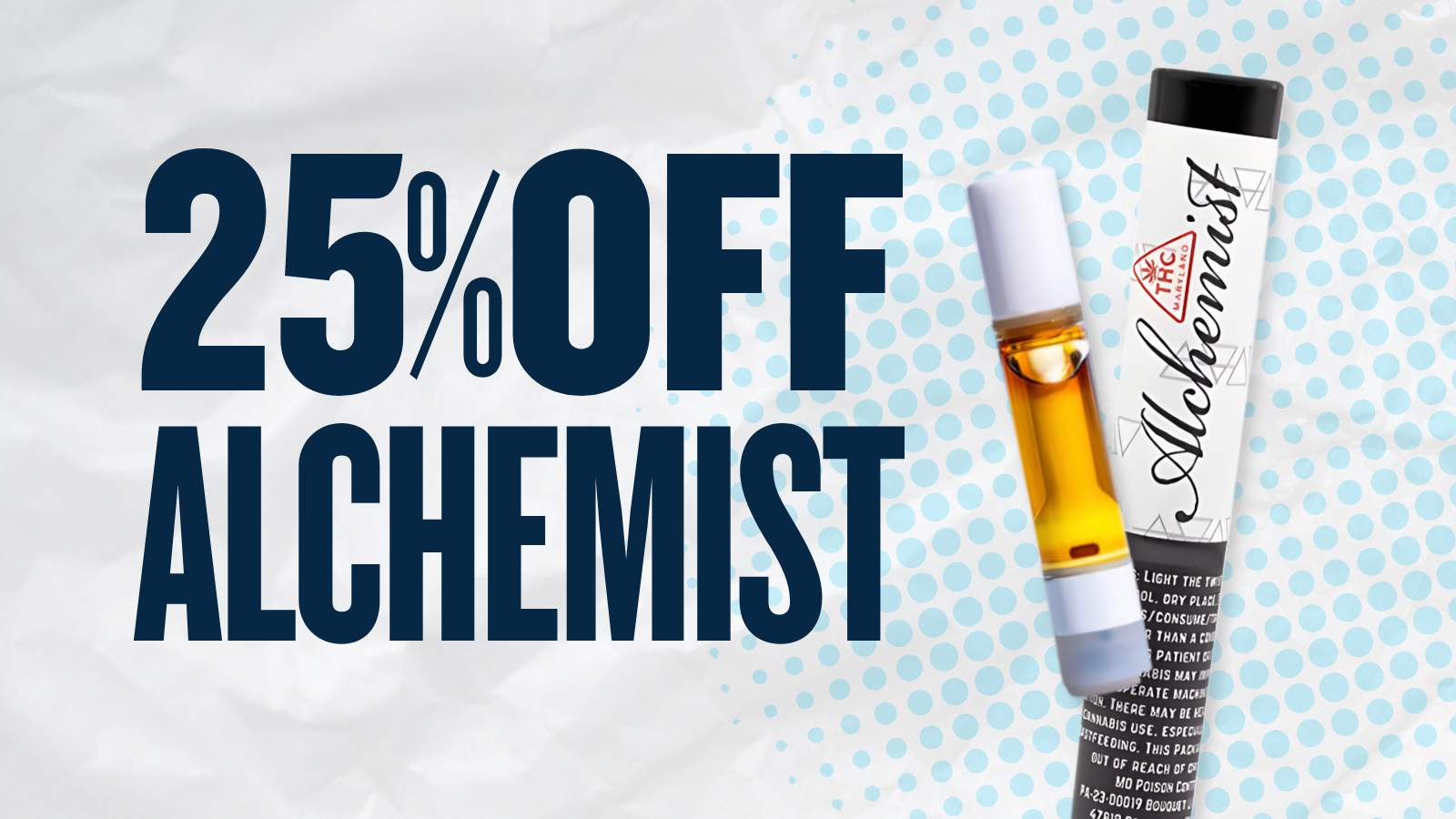 25% OFF ALCHEMIST