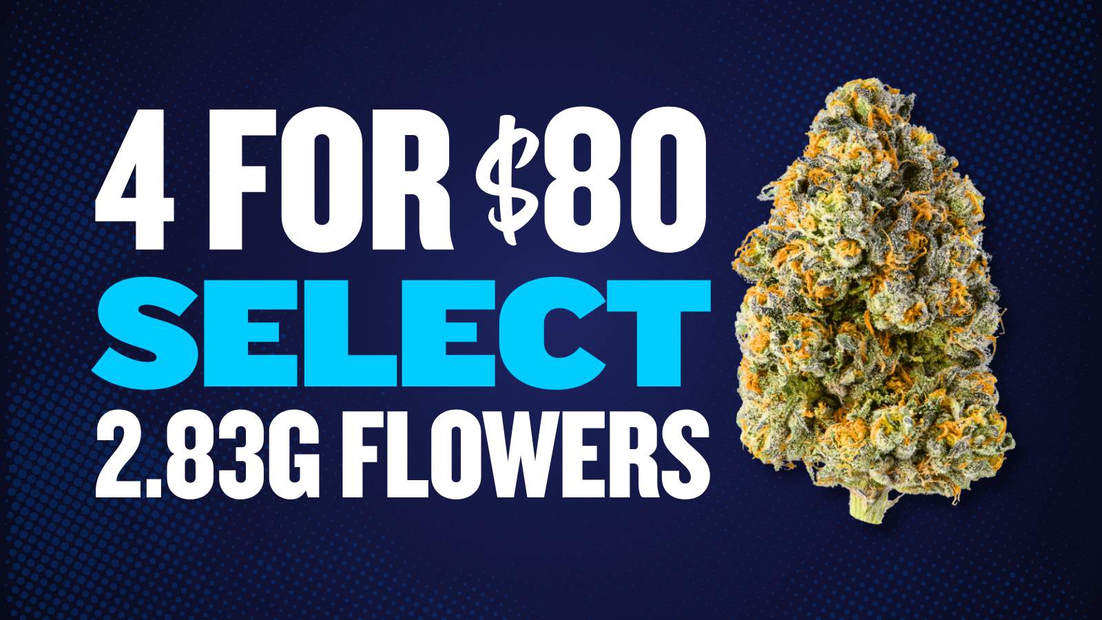 4 FOR $80 SELECT 2.83G