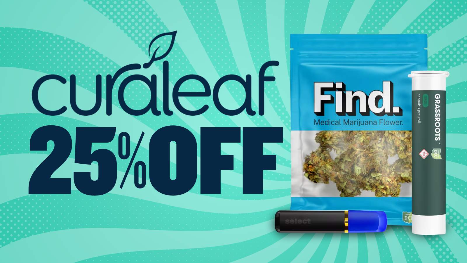25% OFF CURALEAF