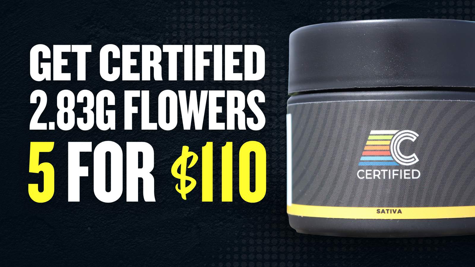 BUY 5 CERTIFIED 2.83G FOR $110