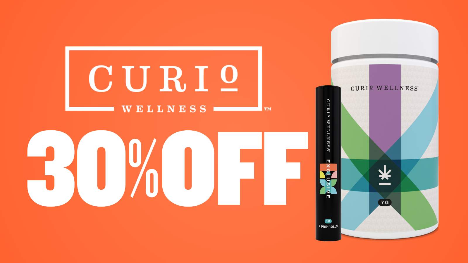 30% OFF CURIO WELLNESS